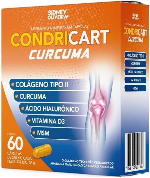 Colageno-Tipo-II-Curcuma-Acido-Hialuronico-D3-MSM-Condricart-Curcuma-60-Capsulas-Sidney-Oliveira.jpg Colágeno Tipo II + Cúrcuma + Ácido Hialurônico + D3 + MSM Condricart Cúrcuma 60 Cápsulas Sidney Oliveira - Imagem 1