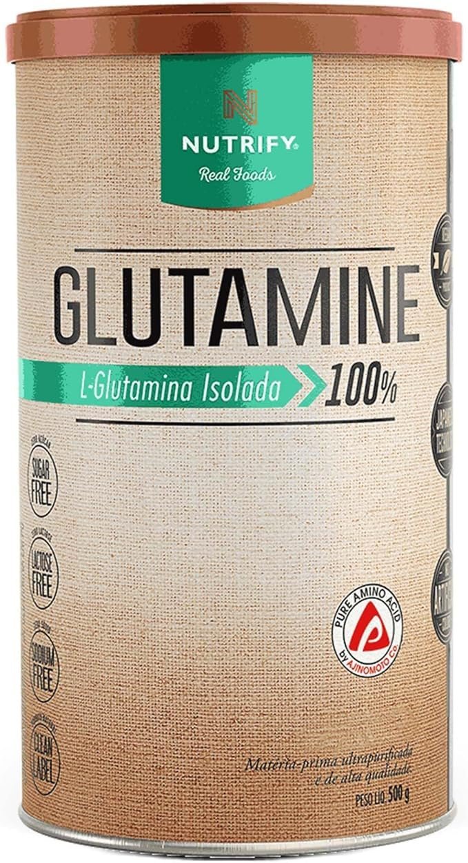Glutamine-100-500G-Nutrify-Copia.jpg Glutamine 100% (500G), Nutrify - Imagem 1