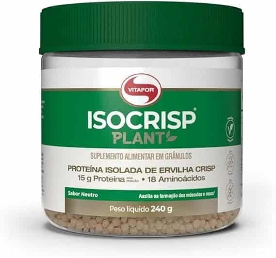 Isocrisp-Plant-Vegan-Vitafor-Proteina-Isolada-240g-pote.jpg Isocrisp Plant Vegan Vitafor Proteina Isolada 240g pote - Imagem 1