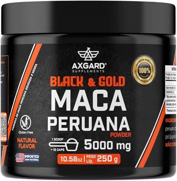 Maca-Peruana-5000mg-Importada-Maca-Peruana-Black-e-Gold-250g-Materia-Prima-Importada-Para-Homens-e-Mulheres-Axgard-Suplementos.jpg Maca Peruana 5000mg - Importada - Maca Peruana Black e Gold -250g - Matéria Prima Importada - Para Homens e Mulheres - Axgard Suplementos. - Imagem 1