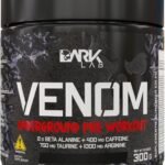 Pré-Treino Venom Underground Dark Lab 300g, Maçã Verde, Estímulo Físico e Mental