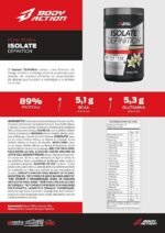 Whey Protein Isolado Isolate Definition 900g Sabor Morango Bodyaction - Imagem 3